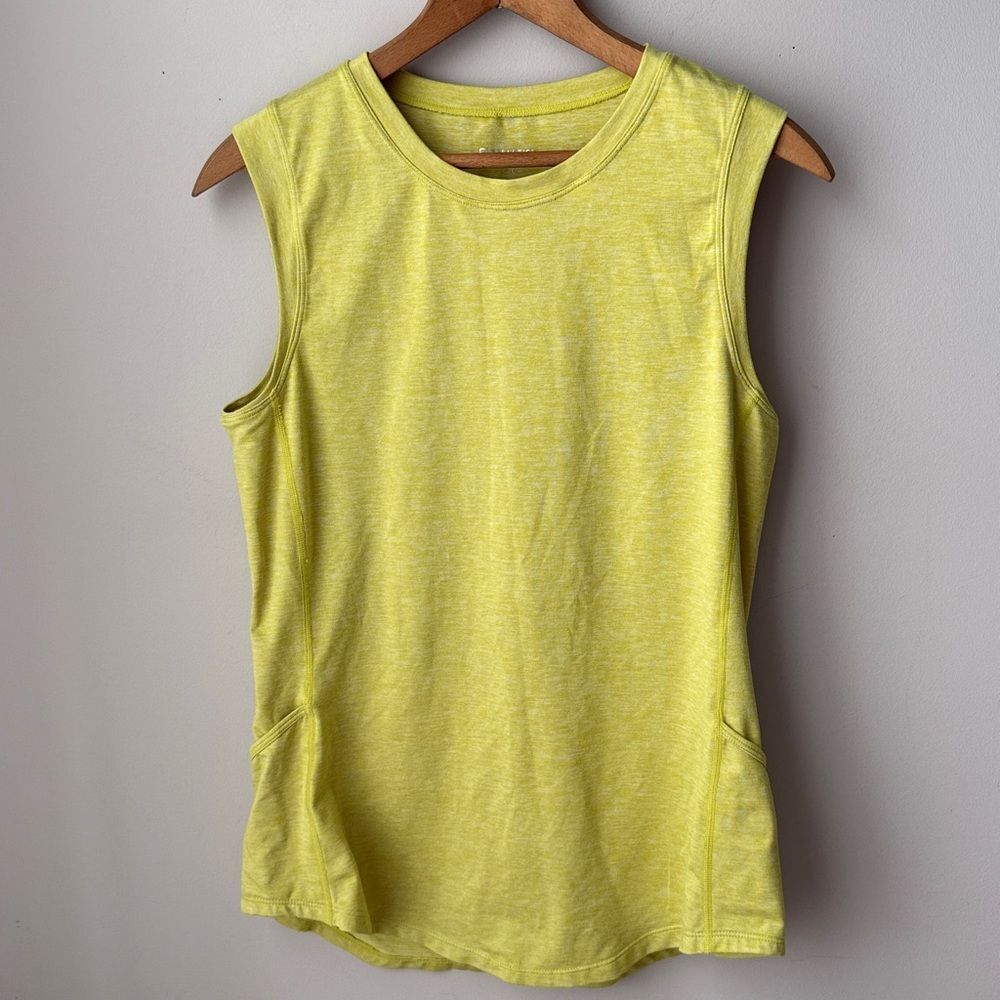 Fabletics Wahoo Top Lemon Lime Athletic Tank